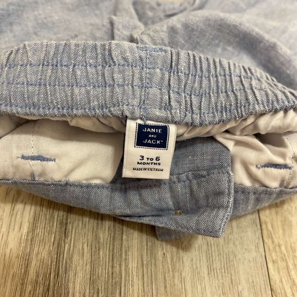 Janie And Jack 3 -6 Months Boys Anchor Shorts - Picture 3 of 3